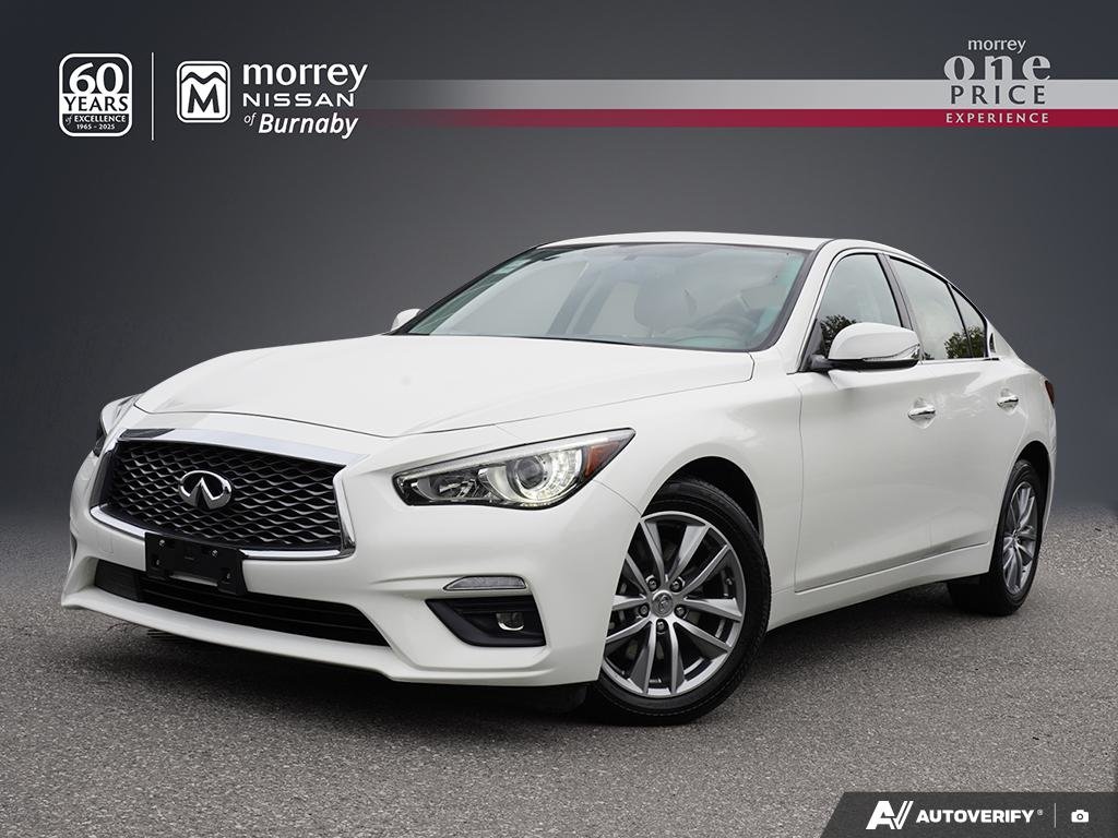 Pure White 2024 INFINITI Q50 Sedan  Automatic