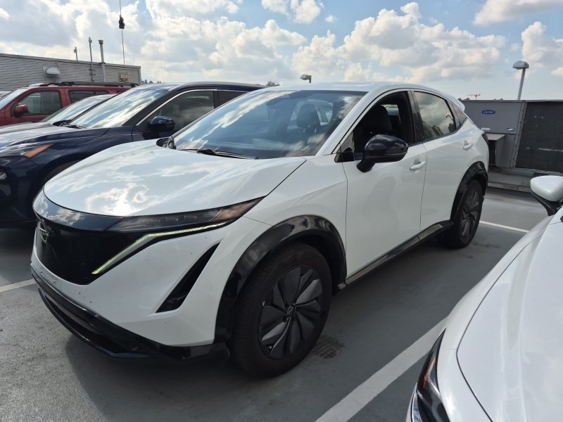Everest White Pearl Tricoat 2024 Nissan Ariya SUV / Crossover Front-Wheel Drive Automatic