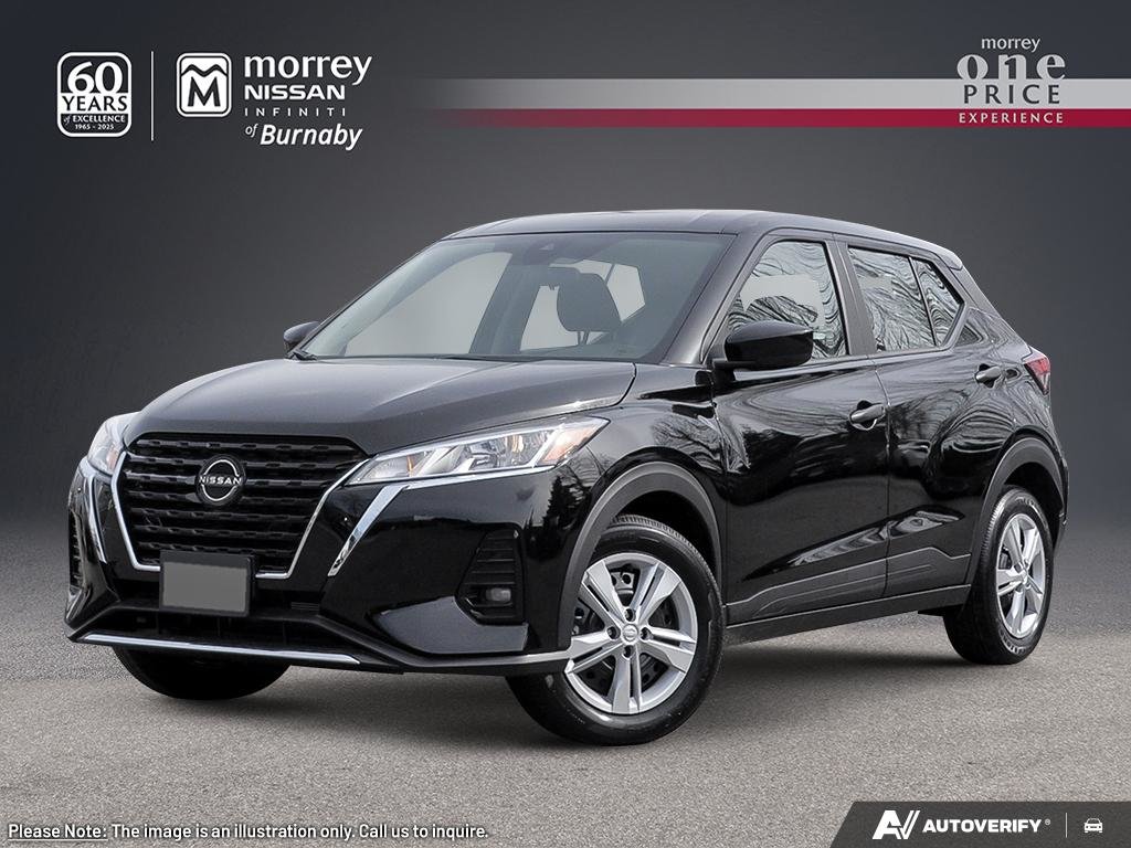 Super Black 2025 Nissan Kicks Play SUV / Crossover Front-Wheel Drive Continuously Variable Transmission