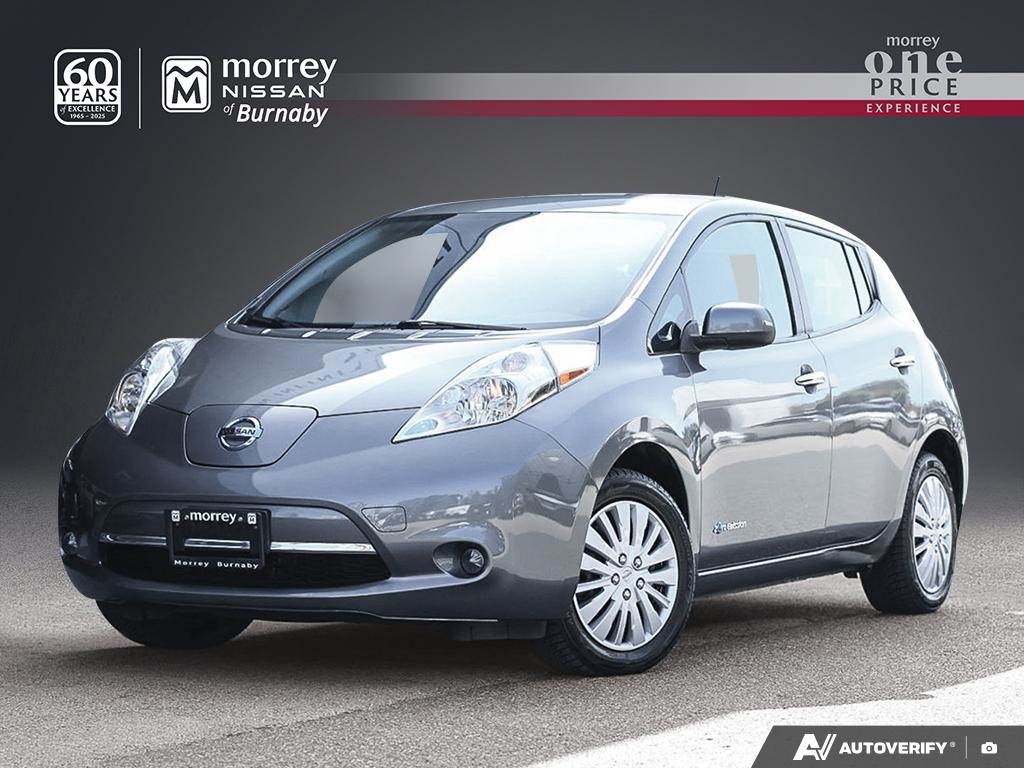 Gray (Gun Metallic) 2015 Nissan LEAF Hatchback Front-Wheel Drive Automatic