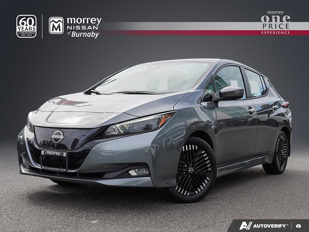 Gray (Gun Metallic) 2023 Nissan LEAF Hatchback Automatic