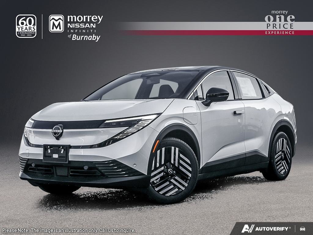 Two-tone Black / Everest White Pearl Tricoat 2026 Nissan LEAF SUV / Crossover Front-Wheel Drive Automatic