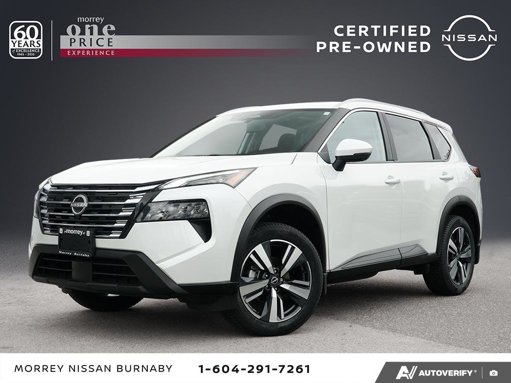 Everest White Pearl Tricoat 2024 Nissan Rogue SUV / Crossover Continuously Variable Transmission