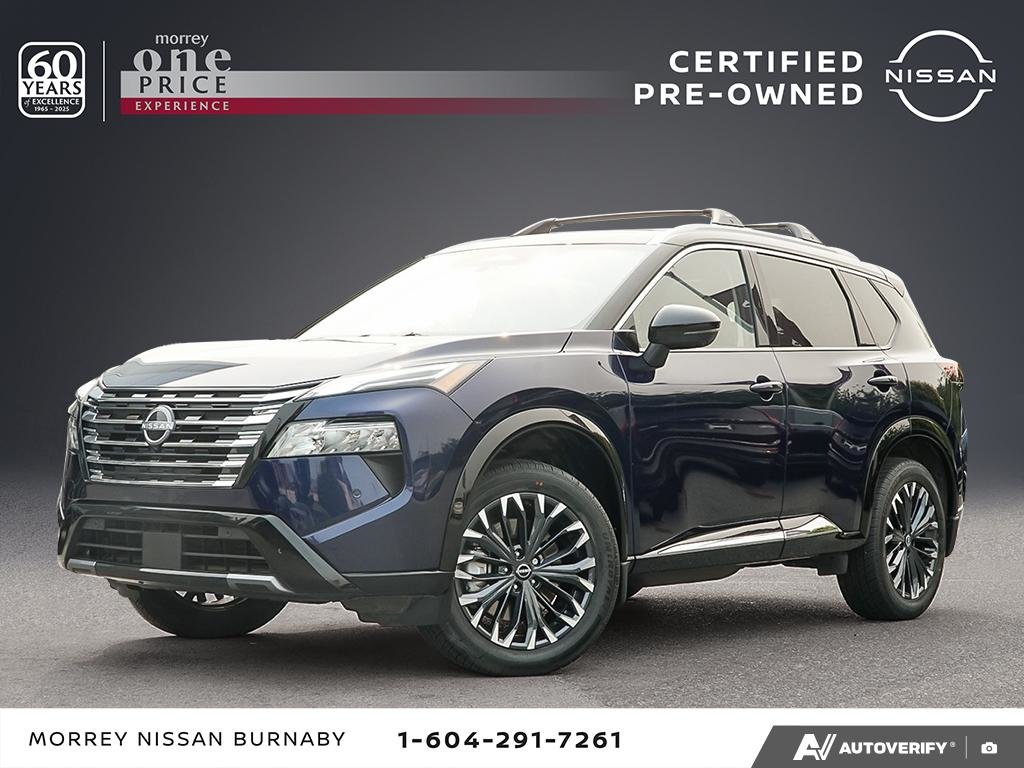 2-Tone Deep Ocean Blue 2025 Nissan Rogue SUV / Crossover All-Wheel Drive Continuously Variable Transmission