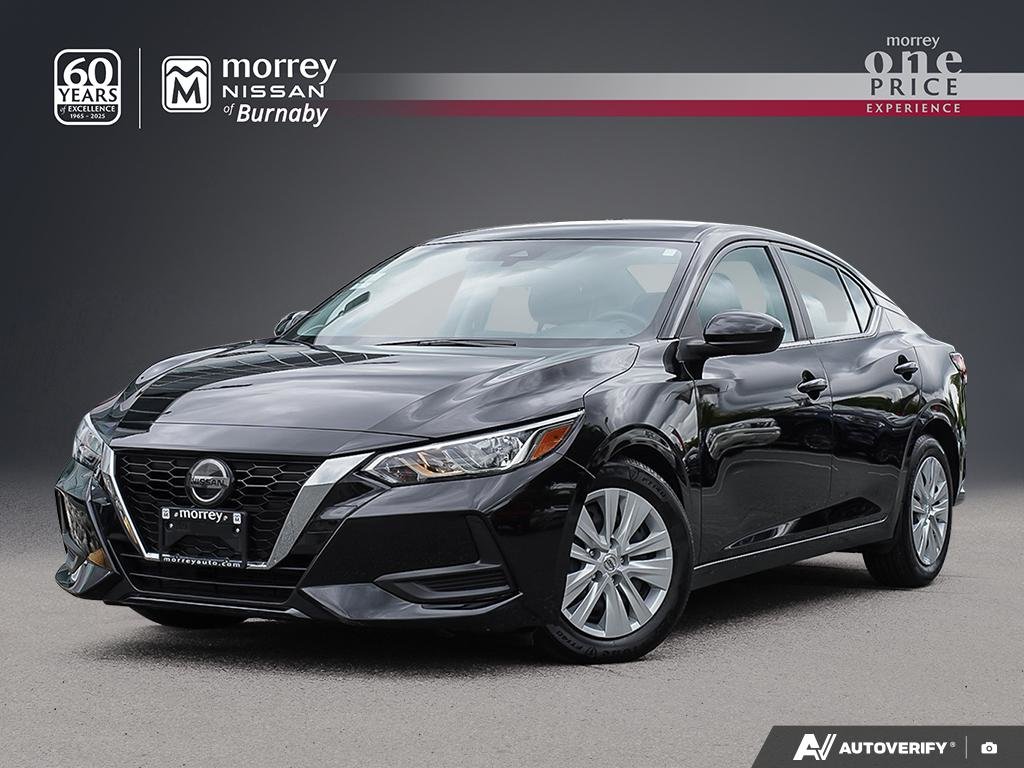 Super Black 2023 Nissan Sentra S FWD Sedan Front-Wheel Drive Continuously Variable Transmission