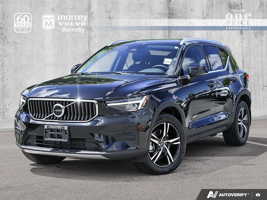Onyx Black Metallic 2025 Volvo XC40 B5 Core Bright Theme AWD SUV / Crossover All-Wheel Drive Automatic