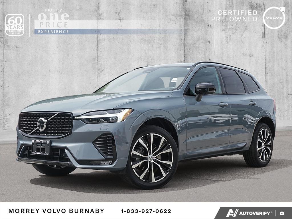 Gray (Thunder Grey Metallic) 2024 Volvo XC60 B5 Plus Dark Theme AWD SUV / Crossover All-Wheel Drive Automatic