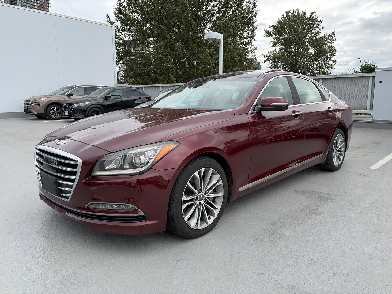 Pamplona Red Mica 2015 Hyundai Genesis Sedan Automatic