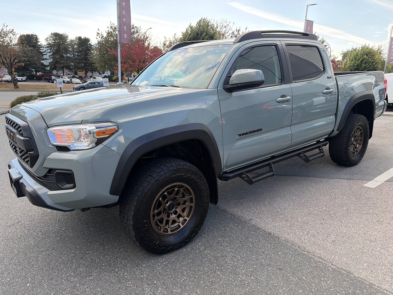 Gray 2023 Toyota Tacoma Pickup Truck Four-Wheel Drive Automatic