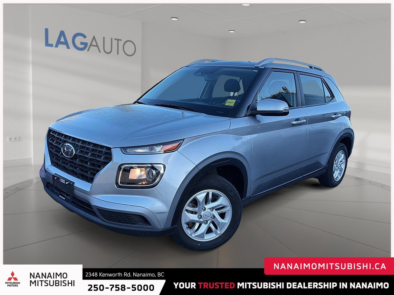 Shimmering Silver 2024 Hyundai Venue SUV / Crossover Continuously Variable Transmission