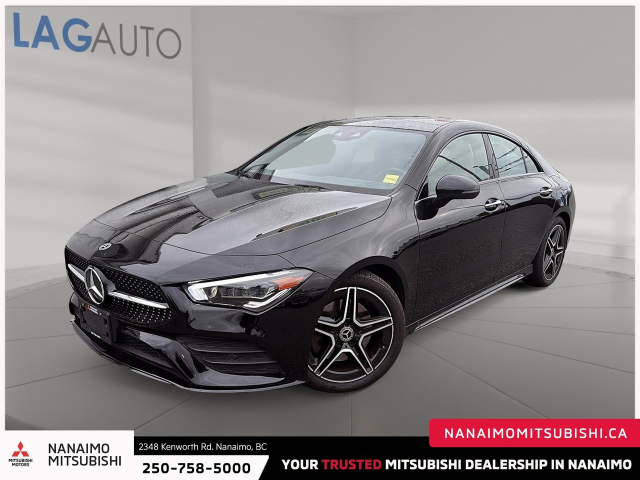 Cosmos Black Metallic 2023 Mercedes-Benz CLA Coupe All-Wheel Drive Automatic