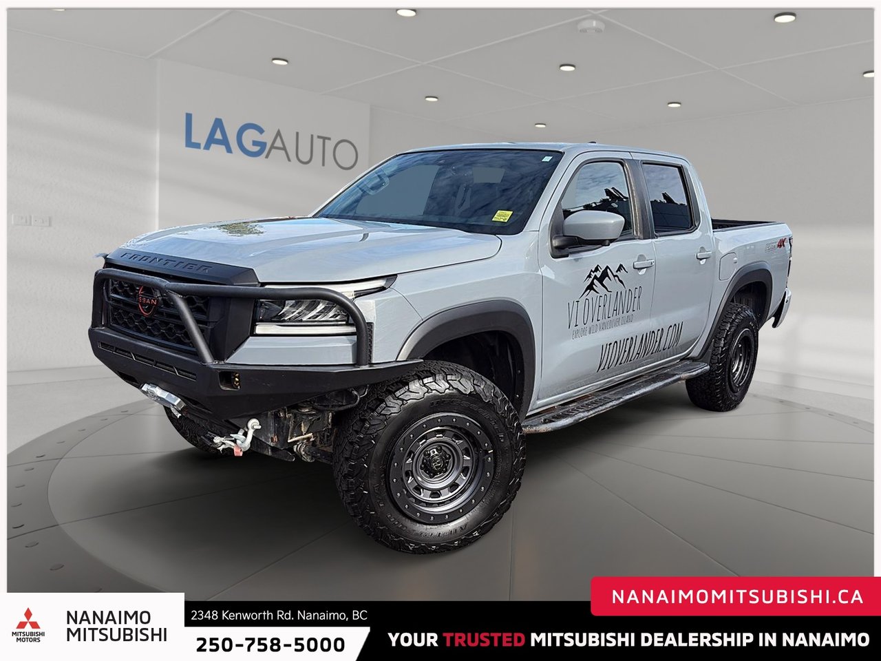 Gray 2022 Nissan Frontier Pickup Truck Four-Wheel Drive Automatic