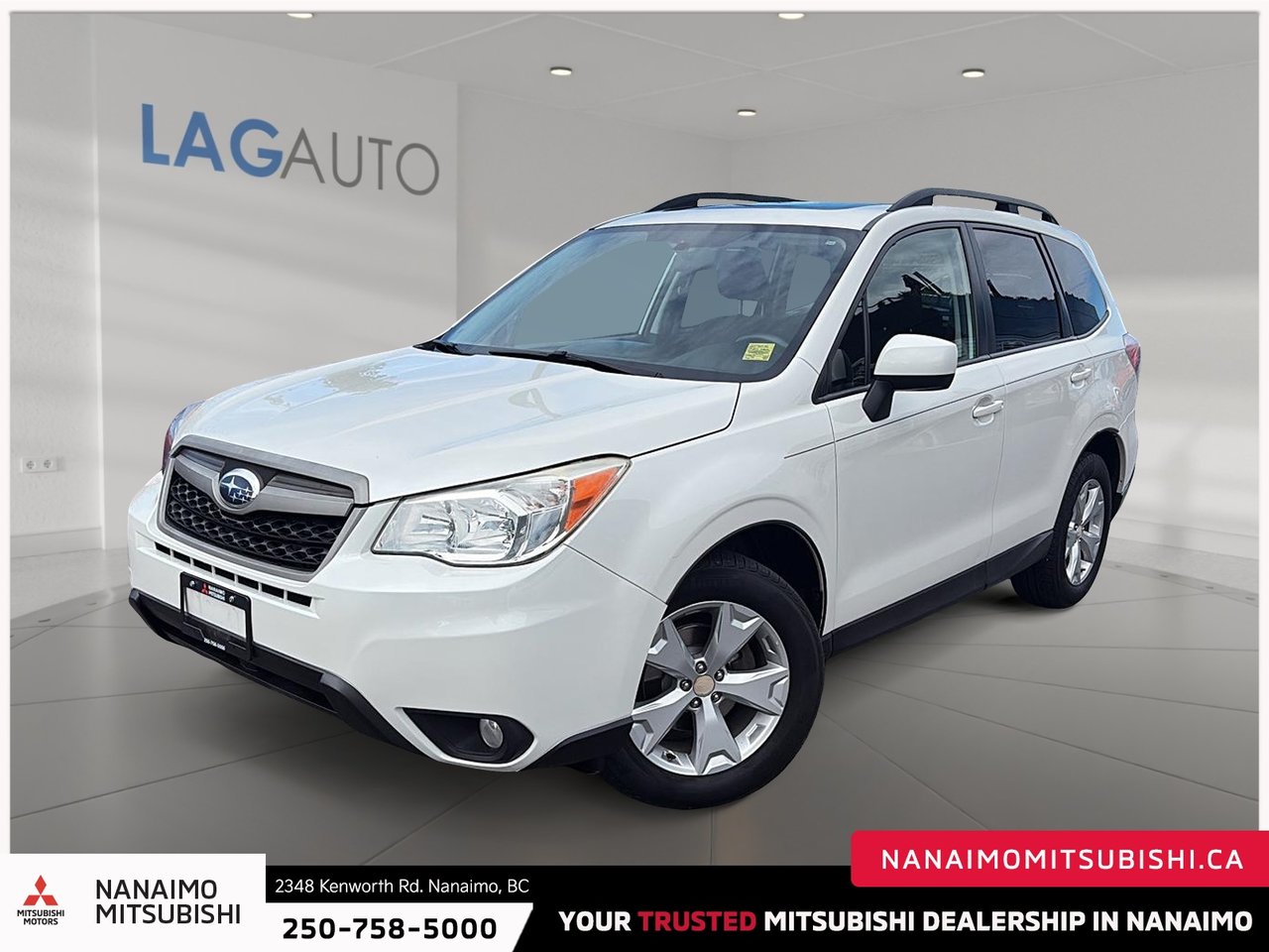 White 2015 Subaru Forester SUV / Crossover All-Wheel Drive Continuously Variable Transmission