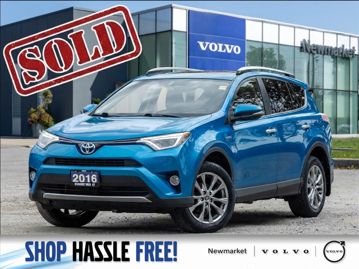 2016 Toyota RAV4 Hybrid 4dr LIMITED  ONE OWNER  TRADE IN  LOW MILEAGE-0