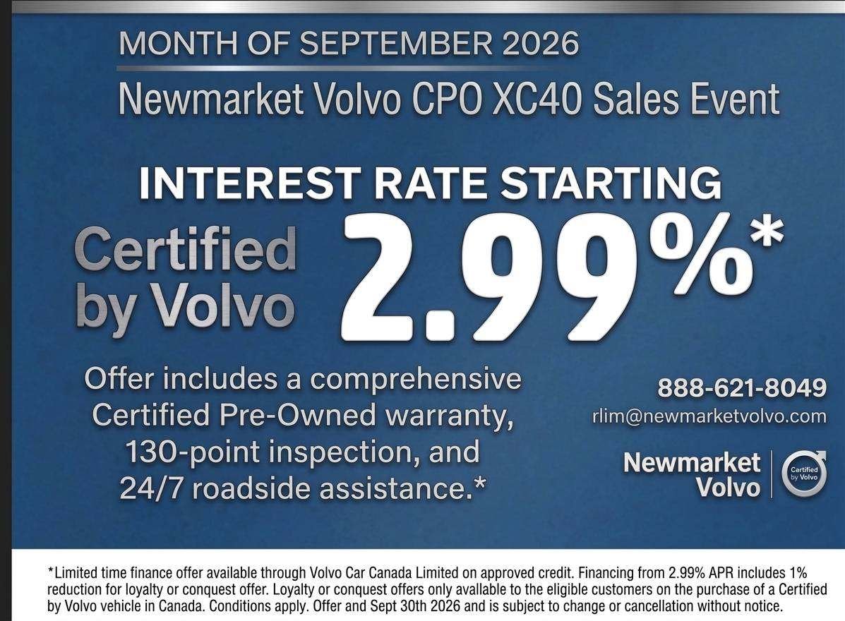 2025 Volvo XC40 PLUS^NOT Ex-Daily Rental^OFF LEASE^Rate fr 2.99%*-1