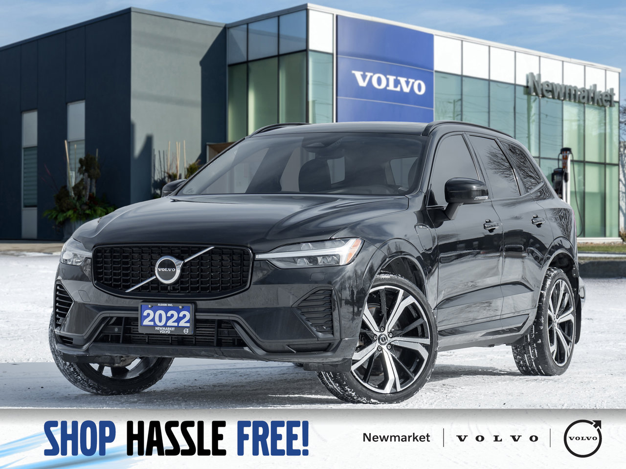 2022 Volvo XC60 Recharge T8 eAWD PHEV R-Design  NEW TIRES  VOLVO CPO-0
