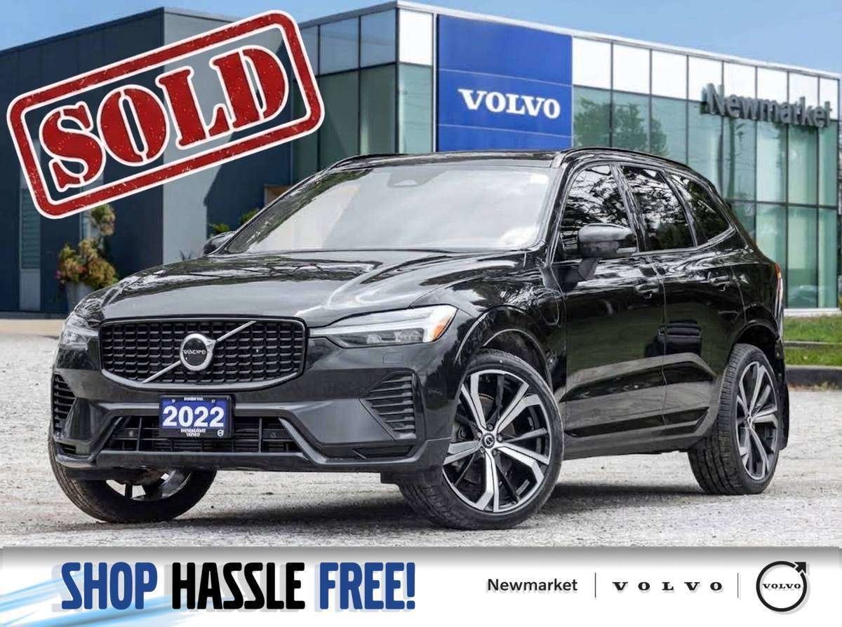 2022 Volvo XC60 T8 eAWD PHEV R-Design  NEW TIRES  VOLVO CPO-0