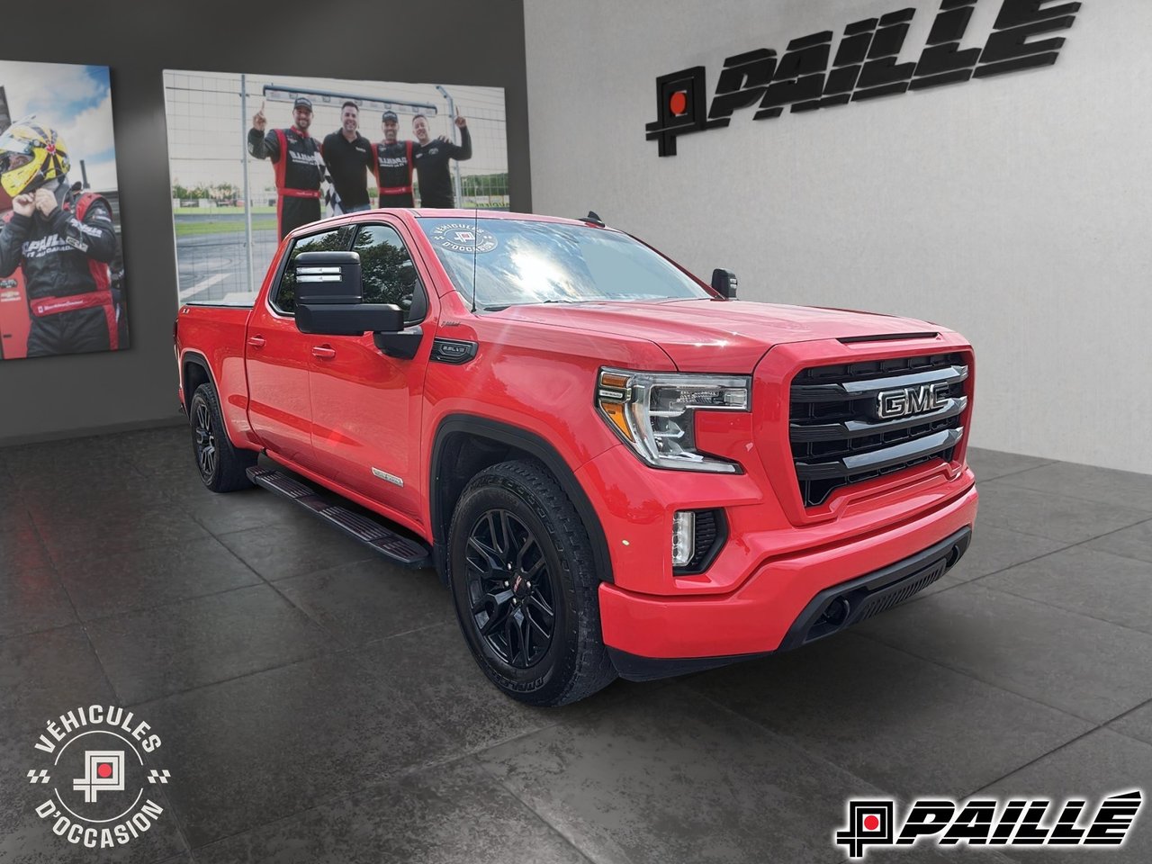 Red 2022 GMC Sierra 1500 Limited Pickup Truck Four-Wheel Drive Automatic