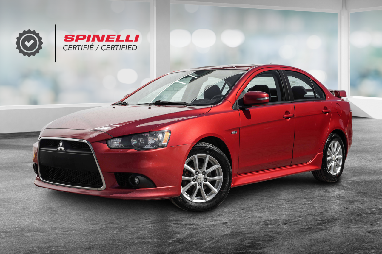 Red 2015 Mitsubishi Lancer Sedan Automatic
