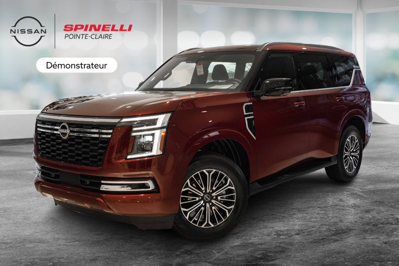 Coulis Red Pearl 2025 Nissan Armada Platinum 4WD SUV / Crossover Four-Wheel Drive Automatic