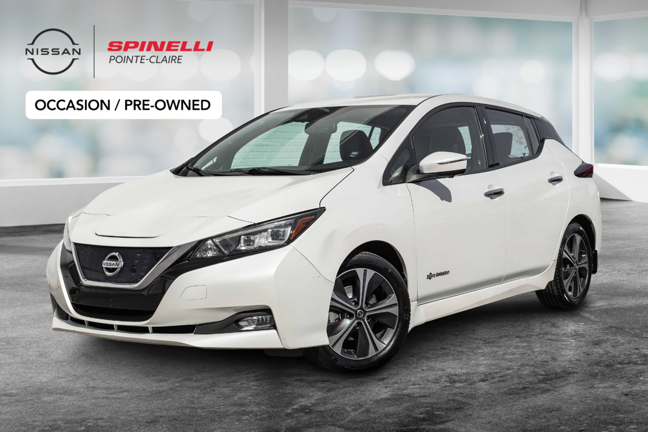 White 2019 Nissan LEAF Hatchback Front-Wheel Drive Automatic