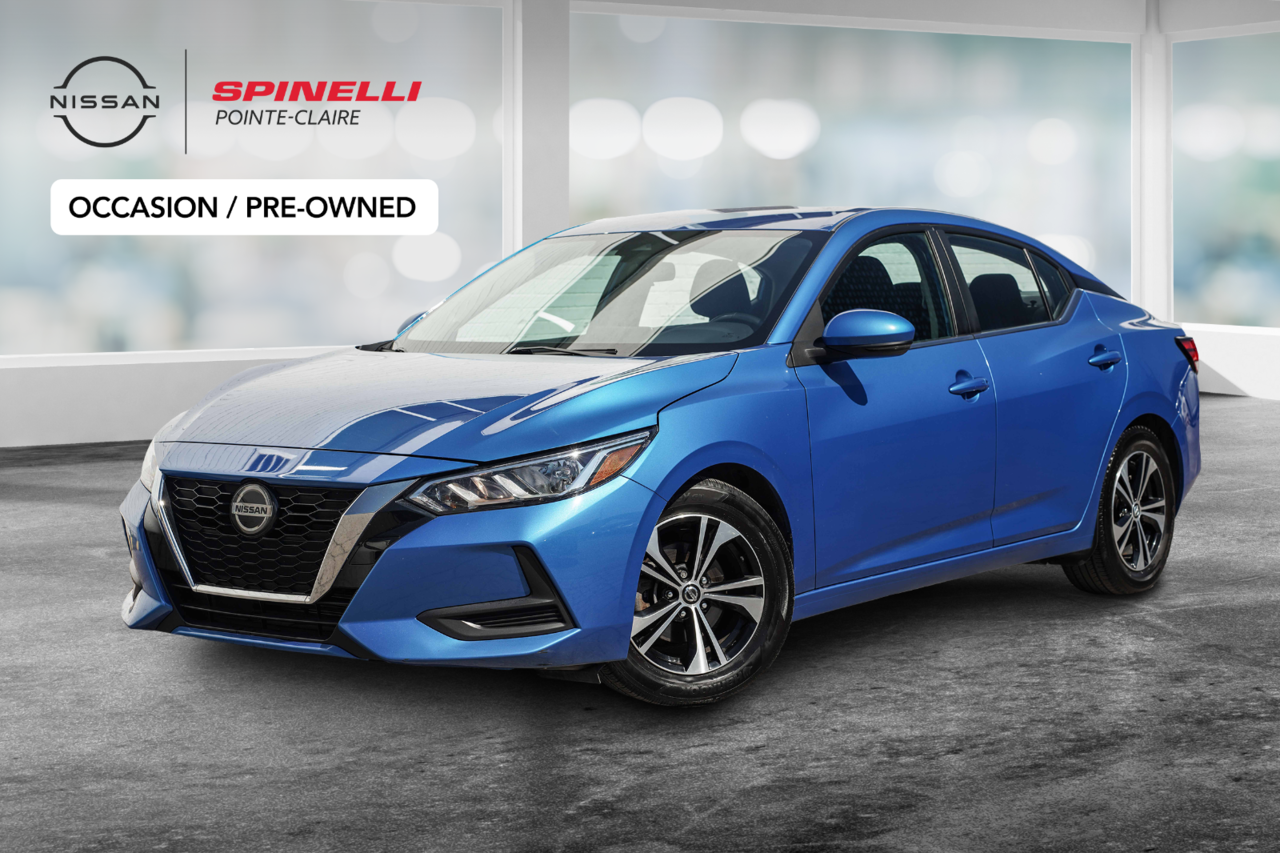 Blue 2022 Nissan Sentra Sedan Front-Wheel Drive Automatic