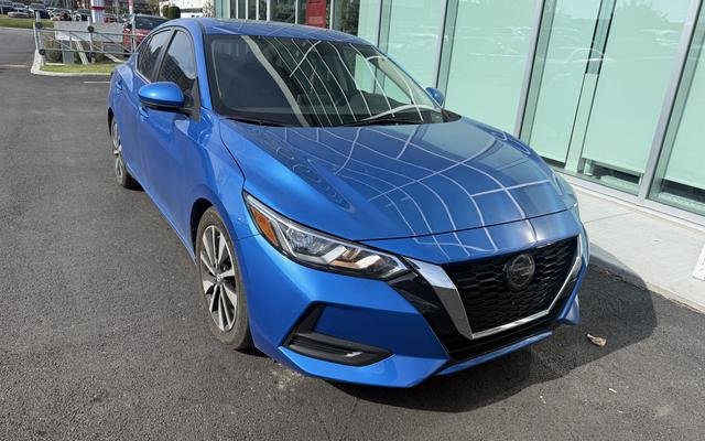 Blue 2023 Nissan Sentra Sedan Front-Wheel Drive Automatic