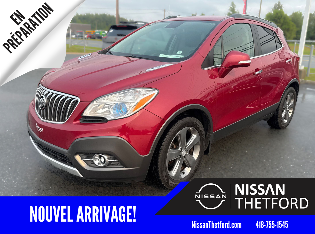 Red 2014 Buick Encore SUV / Crossover Front-Wheel Drive Automatic