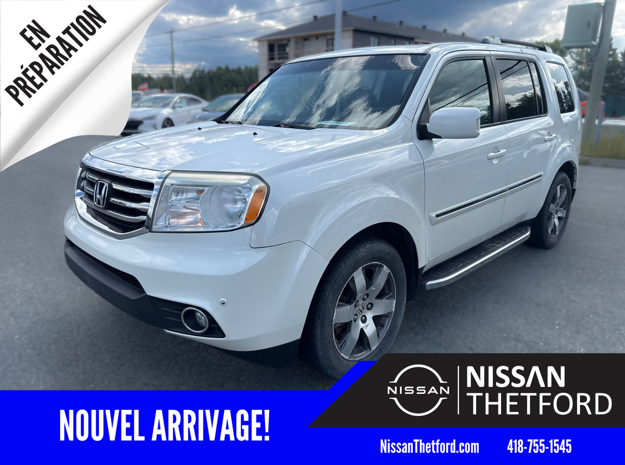 White 2014 Honda Pilot SUV / Crossover Four-Wheel Drive Automatic