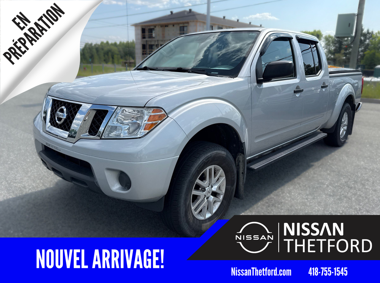 Silver 2019 Nissan Frontier Pickup Truck Four-Wheel Drive Automatic