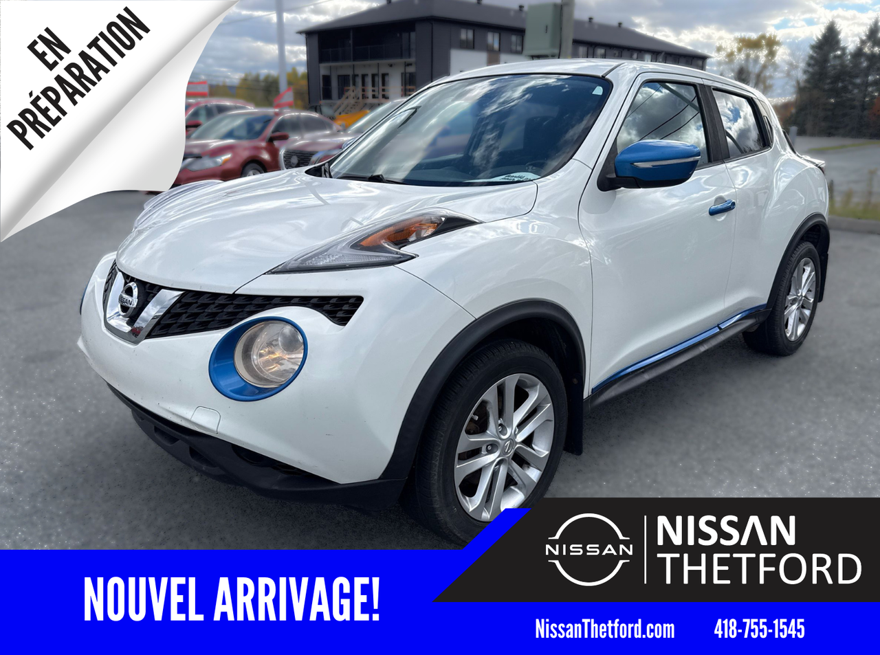 White 2017 Nissan Juke SUV / Crossover Front-Wheel Drive Continuously Variable Transmission