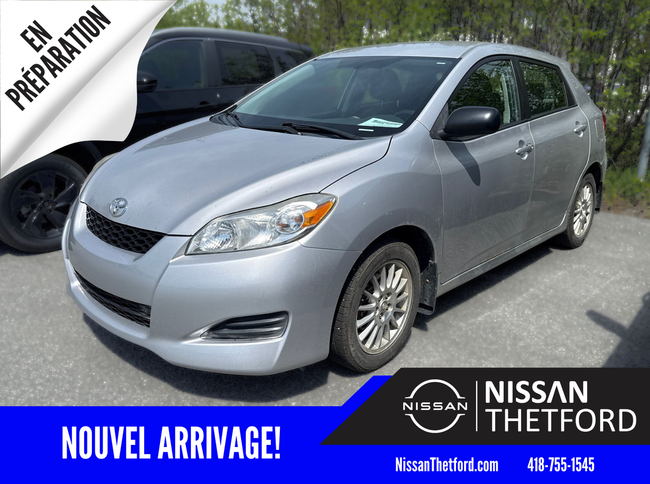 Gray 2011 Toyota Matrix Base Hatchback Front-Wheel Drive Automatic