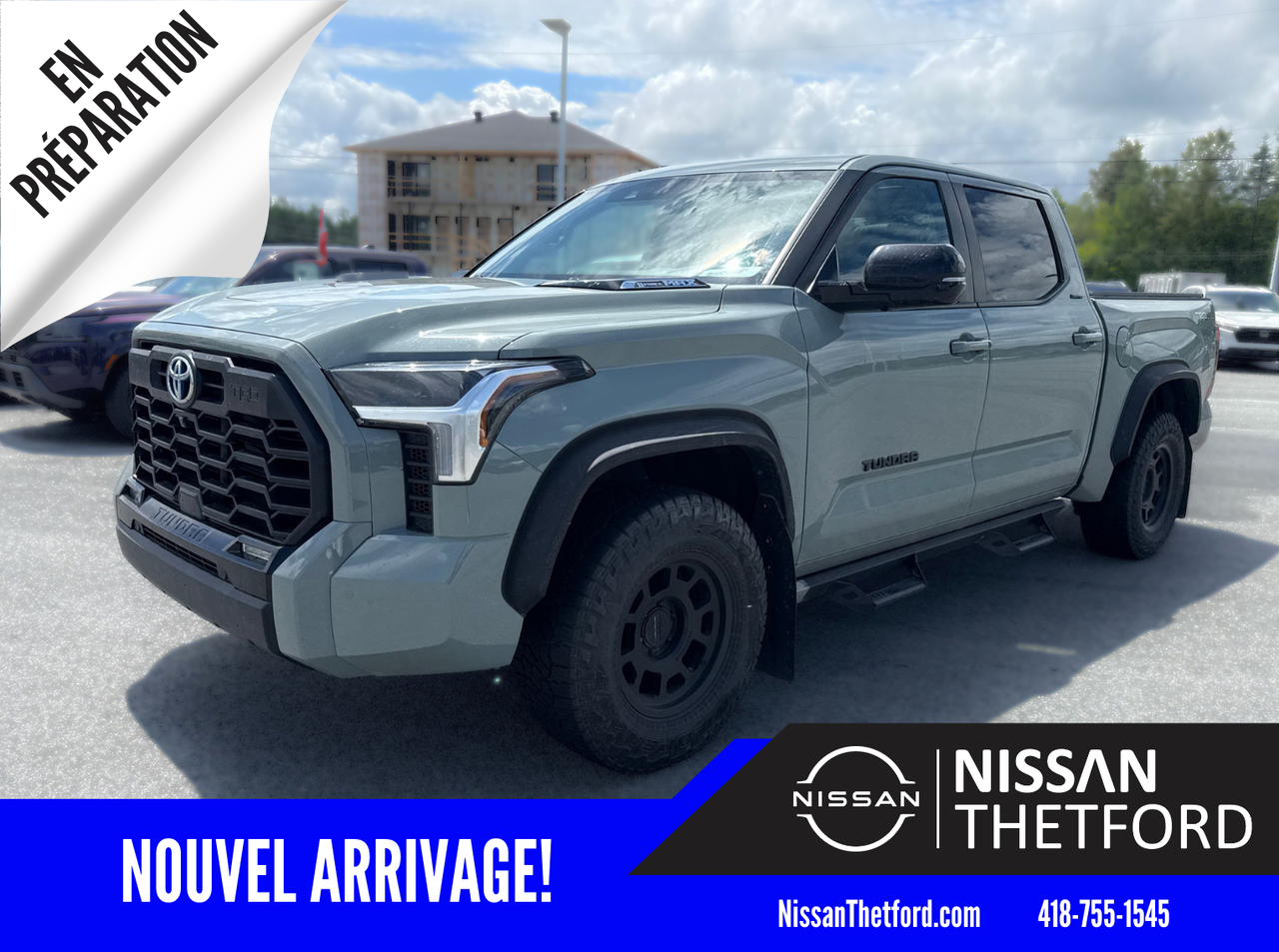 Toyota Tundra Hybrid Limited HV CrewMax Cab 4WD 2024 Camion Gris Quatre roues motrices Automatique