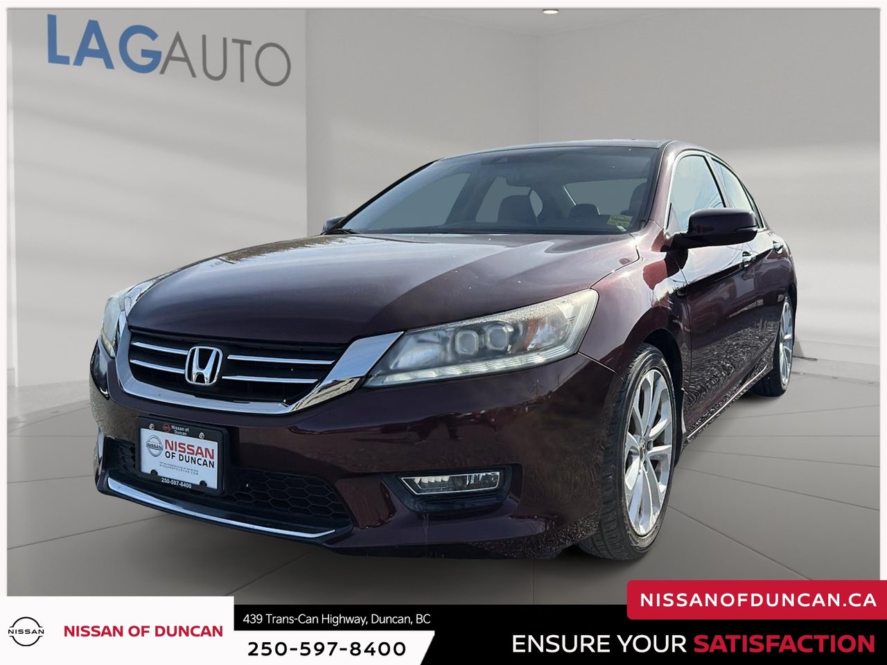 Red 2013 Honda Accord Sedan Front-Wheel Drive Continuously Variable Transmission