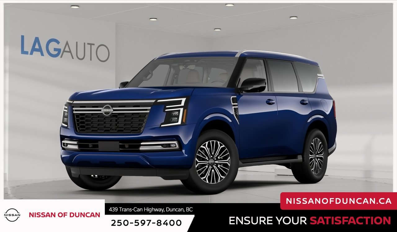 Deep Ocean Blue Pearl 2025 Nissan Armada SUV / Crossover Four-Wheel Drive Automatic