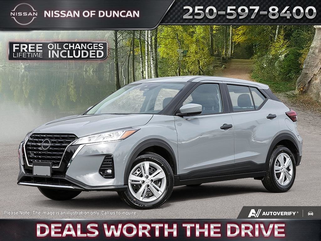 Gray (Boulder Grey Pearl) 2025 Nissan Kicks Play S FWD SUV / Crossover Front-Wheel Drive Automatic