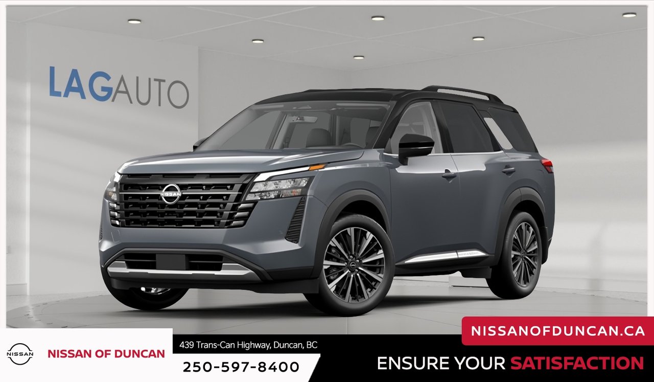 Boulder Gray Pearl with Super Black Top 2026 Nissan Pathfinder SUV / Crossover All-Wheel Drive Automatic