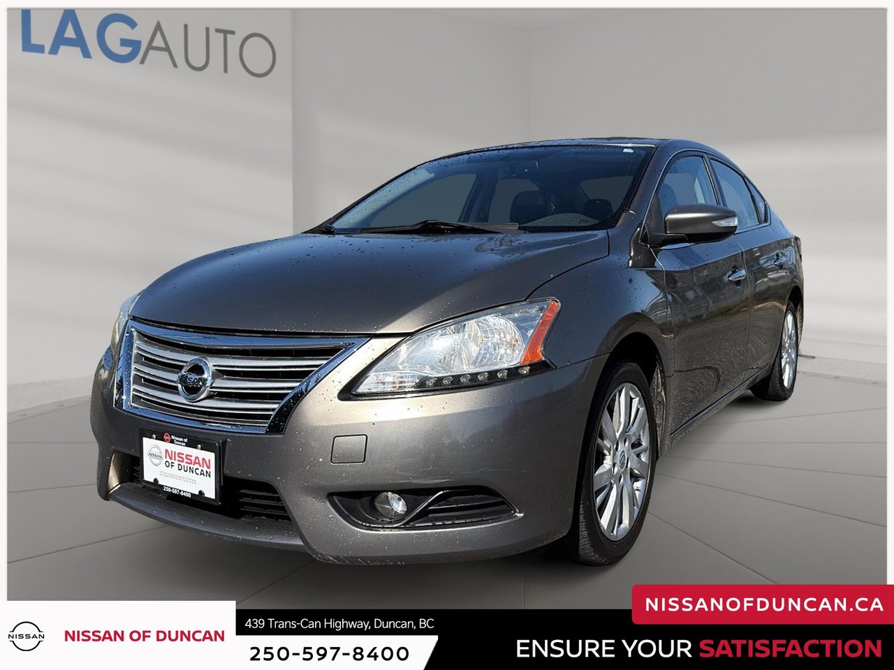 Brown 2015 Nissan Sentra Sedan Front-Wheel Drive Continuously Variable Transmission