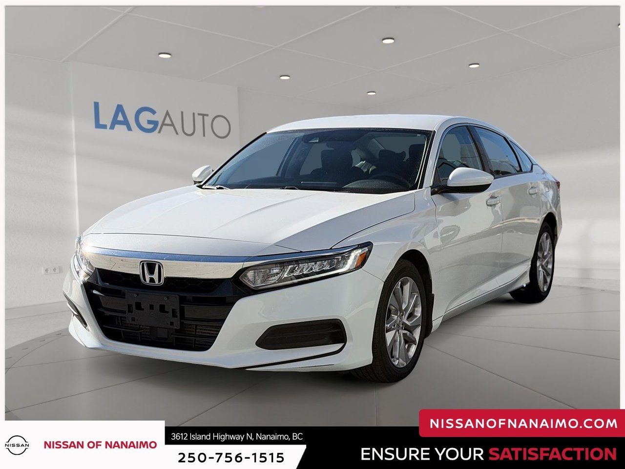 Platinum White Pearl 2019 Honda Accord Sedan Front-Wheel Drive Continuously Variable Transmission