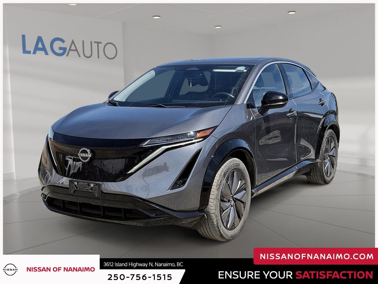 Gray (Gun Metallic) 2024 Nissan Ariya SUV / Crossover Front-Wheel Drive Automatic