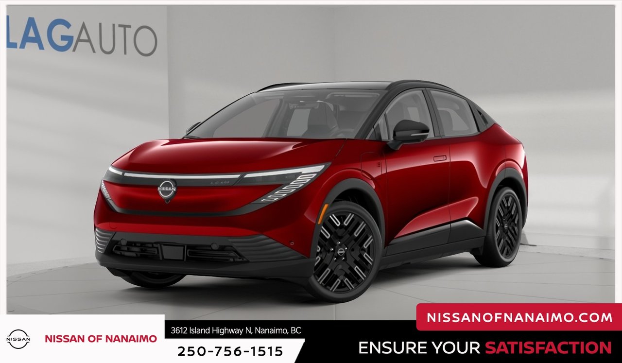 Two-tone Black / Coulis Red Metallic 2026 Nissan LEAF SUV / Crossover Front-Wheel Drive Automatic