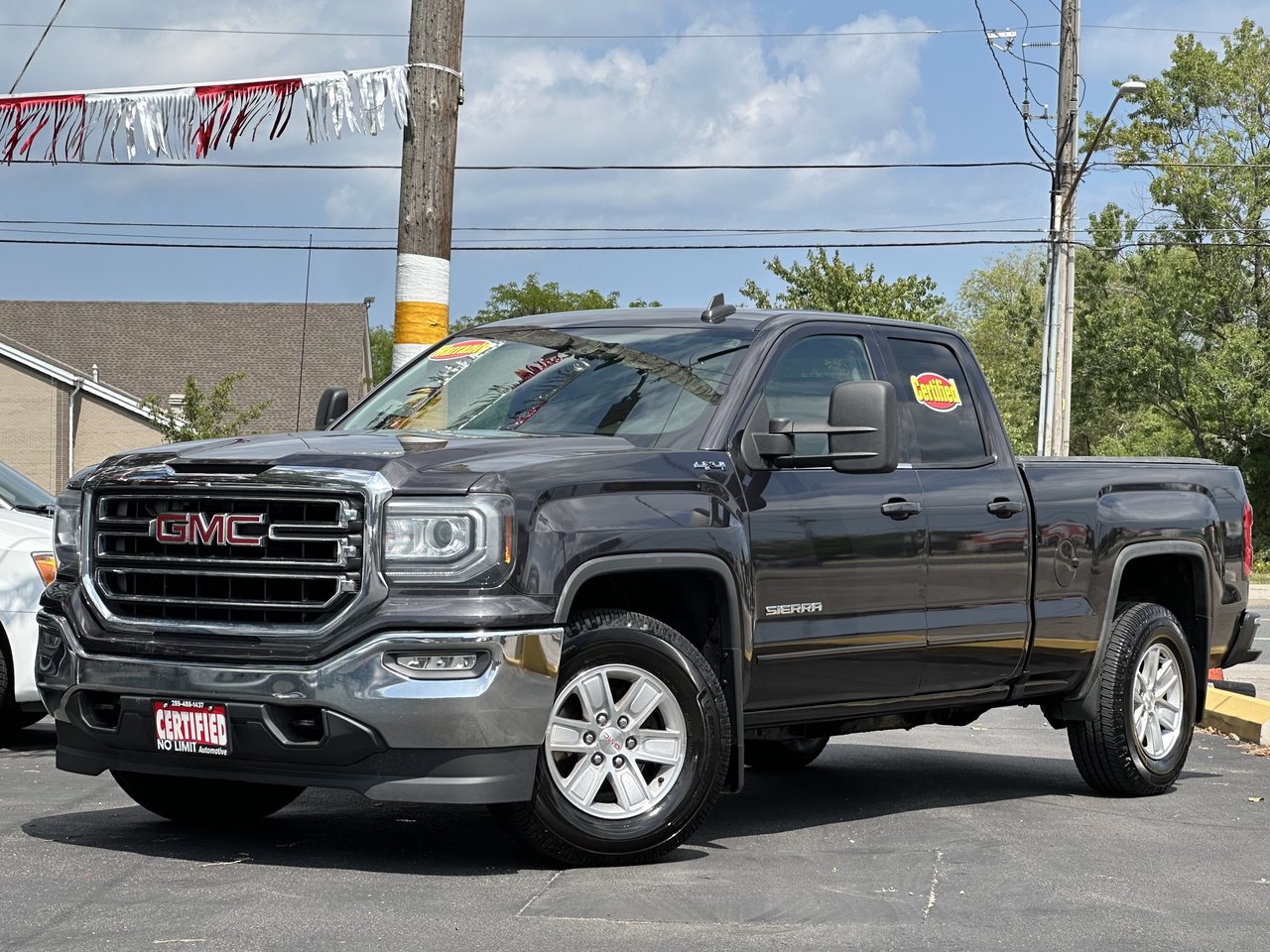 Gray 2016 GMC Sierra 1500 Pickup Truck Four-Wheel Drive Automatic
