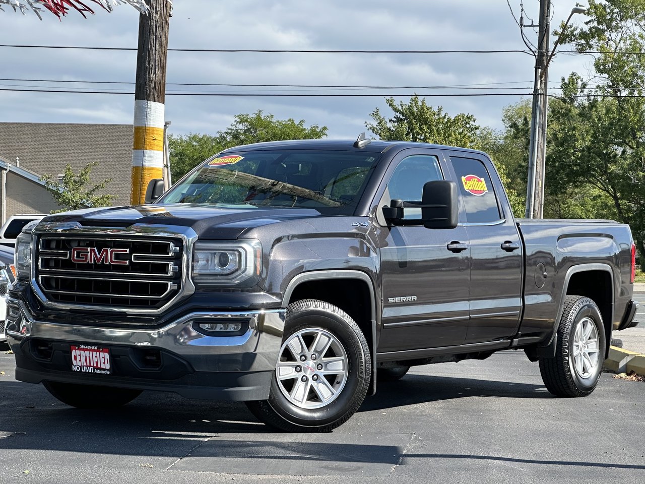 Gray 2016 GMC Sierra 1500 Pickup Truck Four-Wheel Drive Automatic
