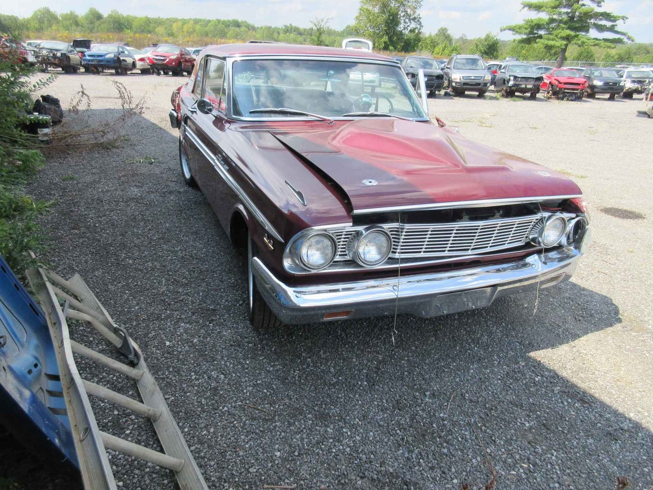 Red 1964 Ford Fairlane Coupe  Automatic
