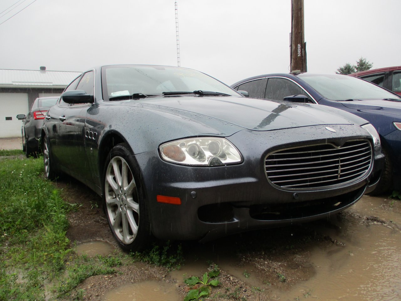 Gray 2005 Maserati Quattroporte Sedan Rear-Wheel Drive Automatic