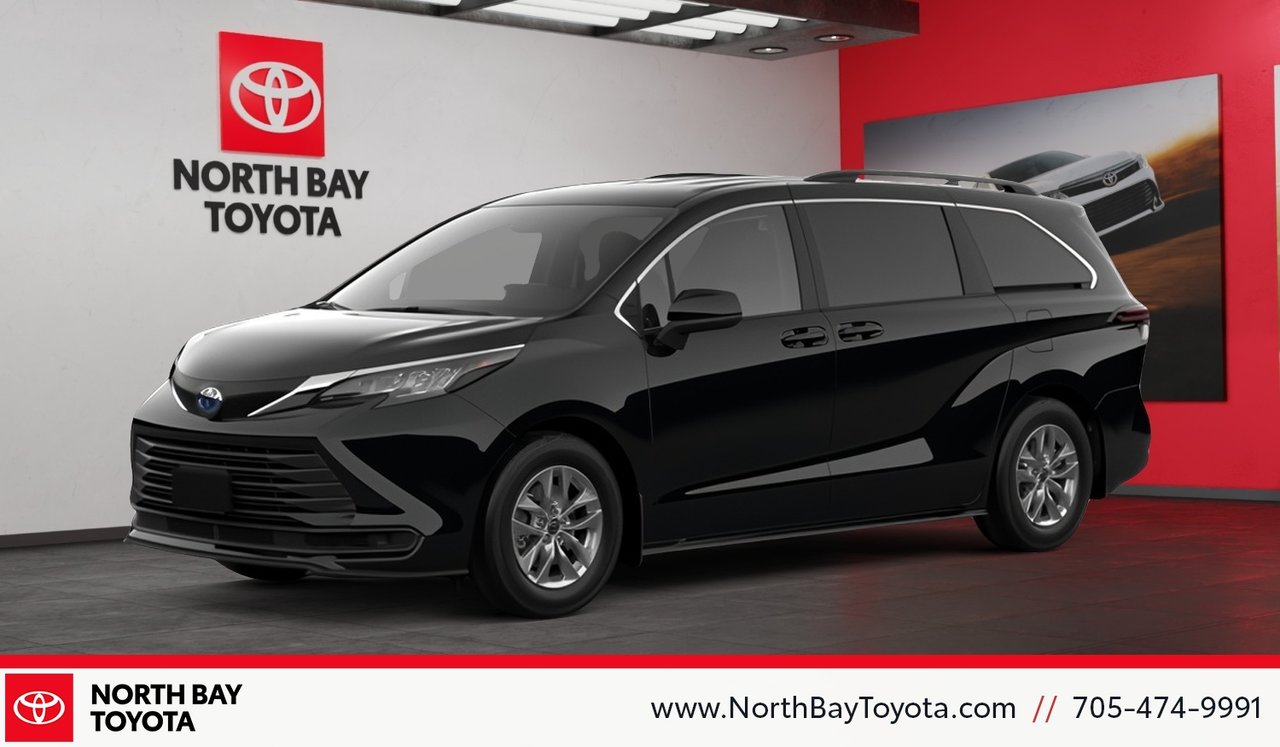 0218 Midnight Black Metallic 2026 Toyota Sienna Minivan All-Wheel Drive