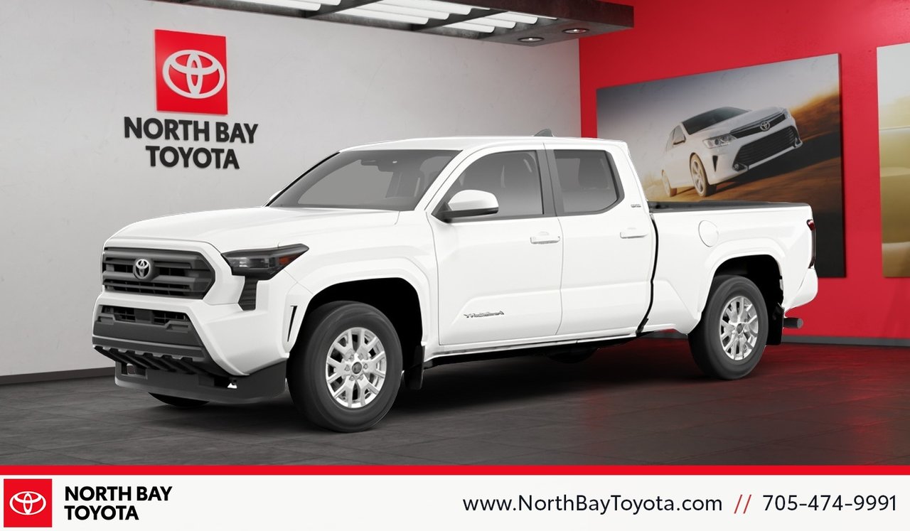 White 2026 Toyota Tacoma Pickup Truck Four-Wheel Drive Automatic