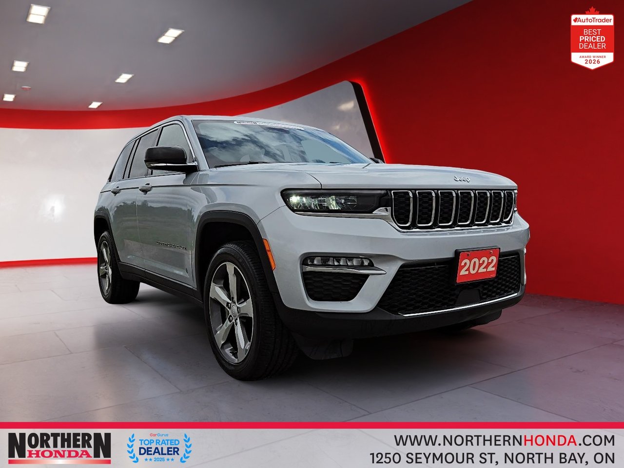 Silver Zynith 2022 Jeep Grand Cherokee Limited 4WD SUV / Crossover Four-Wheel Drive Automatic