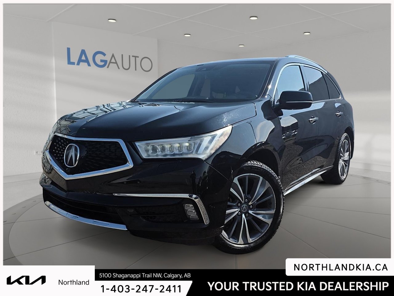 Black 2017 Acura MDX SUV / Crossover Automatic