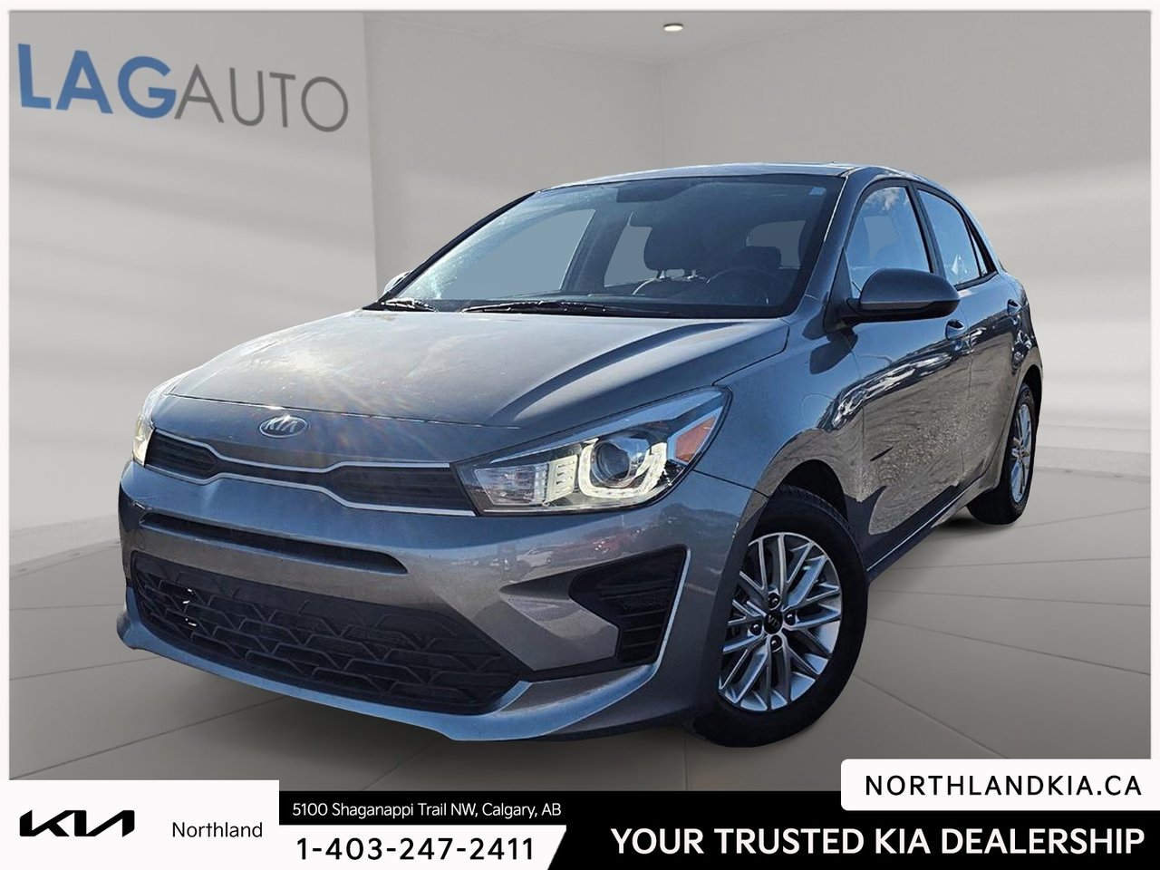 Steel Gray 2021 Kia Rio5 Wagon Automatic